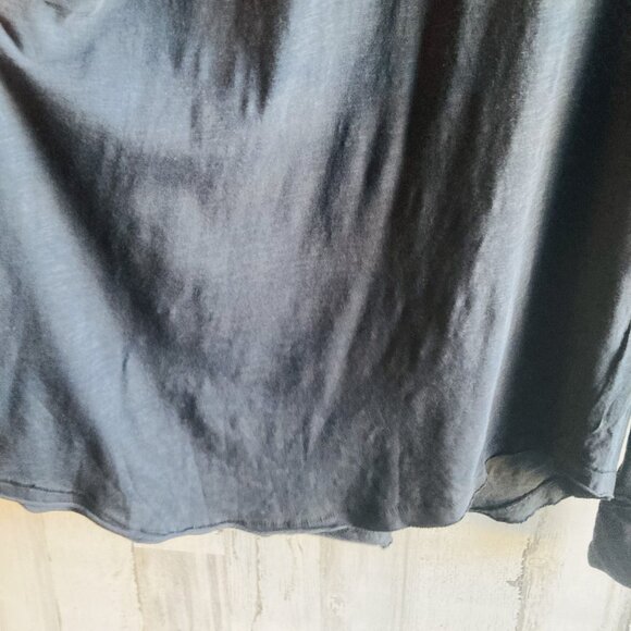 NWOT  Free People We The Free Arden Tee XS Black Long Sleeve Boho - Picture 6 of 14